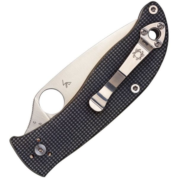 Spyderco Polestar - CTS BD1 Stainless Steel Blade - G10 Handle - C220GPGY - Image 2