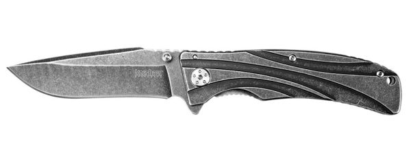 Manifold - SS, BlackWash Assisted Flipper - FrameLock Folder - B.W. Plain Edge - Image 2