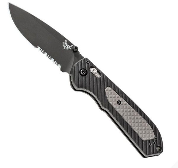 Benchmade Freek - S30V Drop Point Blade - Black and Gray Durometer Handle - 560/565 - Image 6