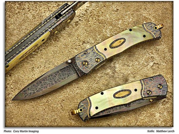 Lerch, Matt - Beloit GoldLip Pearl Integral D/A - LinerLock Folder