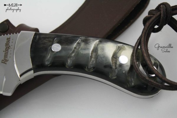 Sportsman Skinner - Ram's Horn (6-3/4") Hunter w/Sheath - Fixed Blade - Image 4