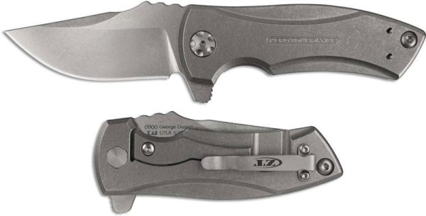 ZT-0900 - George S.W. Titanium (3.9") Flipper - FrameLock Folder - Image 3