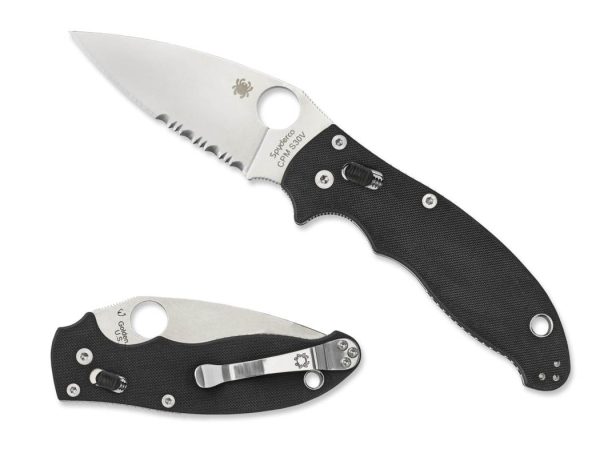 SPYDERCO Manix 2 - S30V Leaf-Shape Blade - BearingLock Folder - G10 Handle - C101GPS2 - Image 2