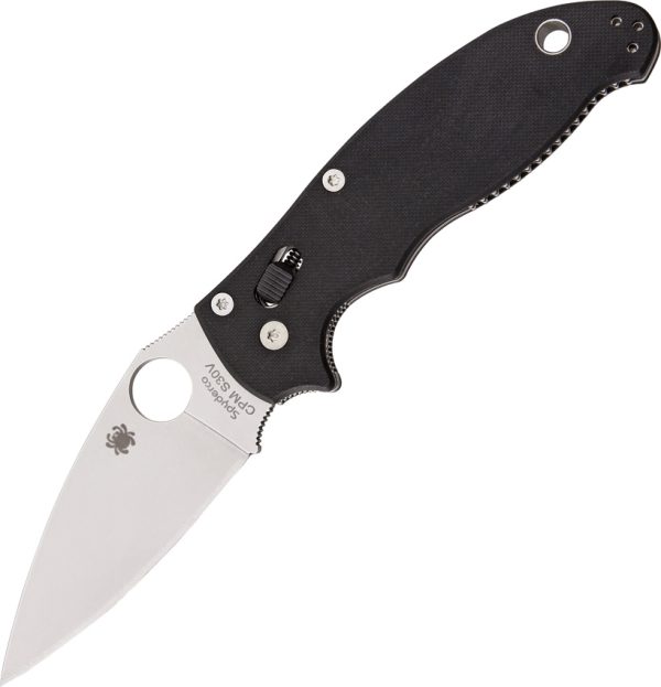 Spyderco Manix 2 Folding Knife - Satin S30VBlade - Black G10 Handle - C101GP2