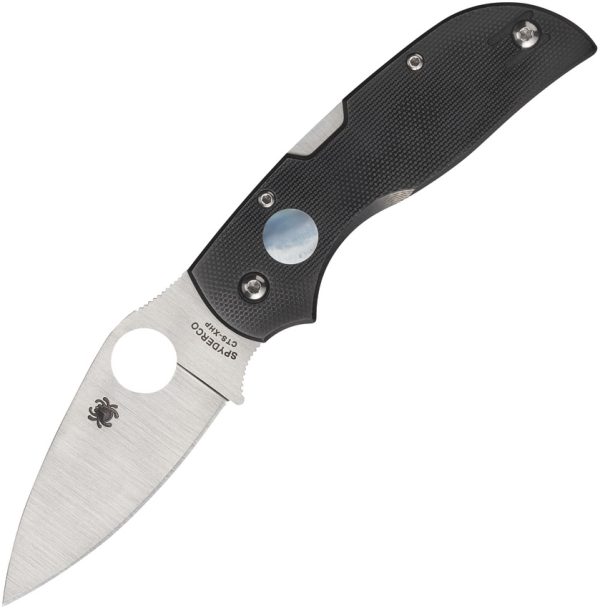 Spyderco Chaparral Sun & Moon - CTS-XHP Blade - Black and White G10 - C152GSMP