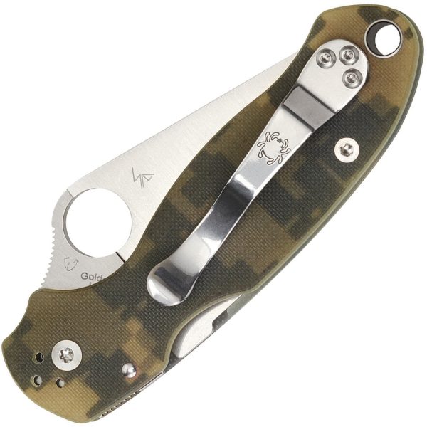 Spyderco Para 3 - S45VN Satin Blade - Camo G10 Handle - C223GPCMO - Image 2