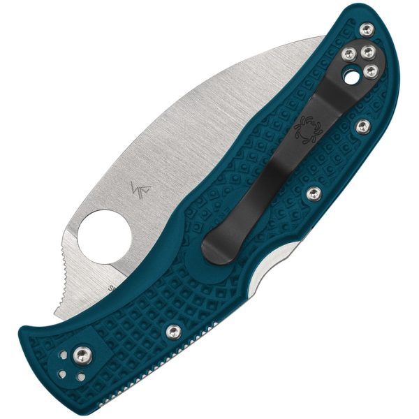 Spyderco Endela Lightweight - K390 Wharncliffe Blade - Blue FRN Handle - C243FPWK390 - Image 2