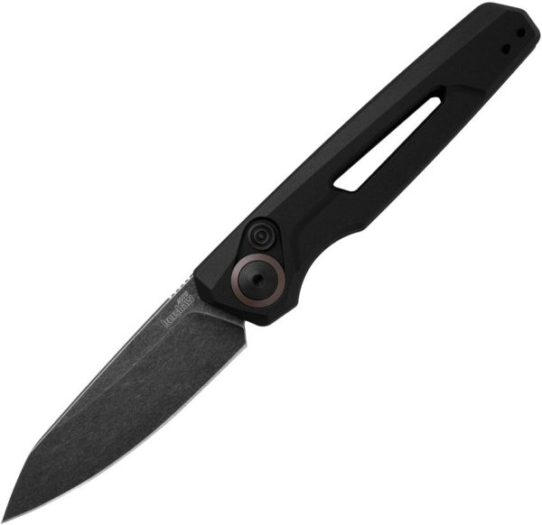 Kershaw Launch 11 Auto - BlackWashed CPM-154 Reverse Tanto Blade - Black Aluminum Handles - KS7550