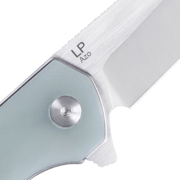 Kizer LP Flipper - 154CM Satin Blade - Jade G10 Handle - KIV3610C2 - Image 5