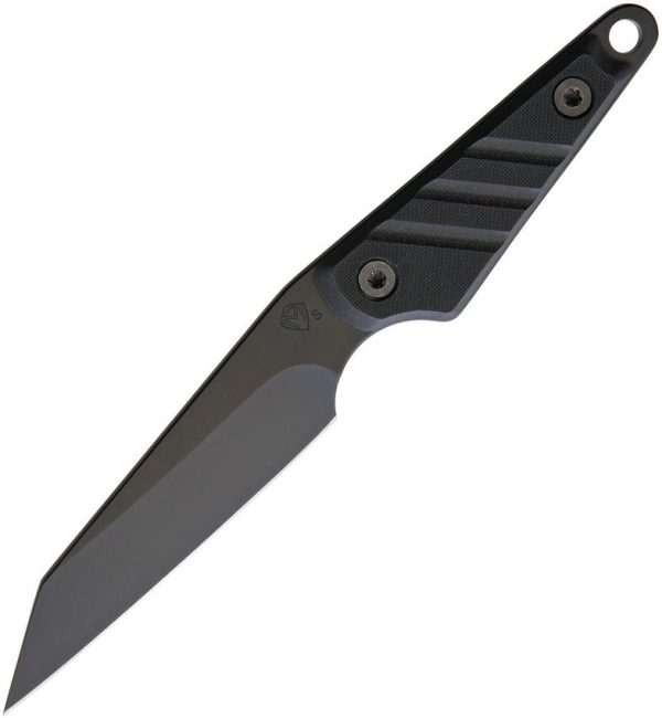 Medford UDT-1 Fixed Blade - S35VN Black PVD Tanto Blade - Black G10 Handle - Kydex Sheath - MD114SPQ08KB