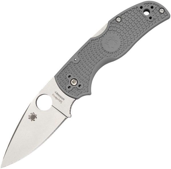 Spyderco Native 5 - Maxamet Satin Blade - Gray FRN Handle - C41PGY5