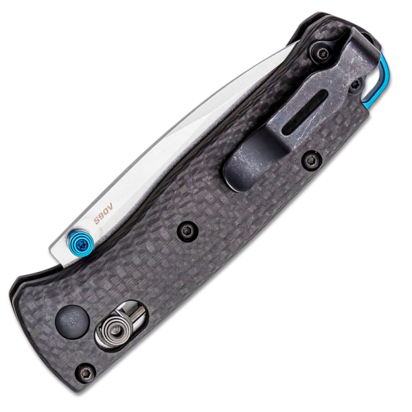 Benchmade Mini Bugout AXIS - S90V Satin Blade - Carbon Fiber Handle - 533-3 - Image 3