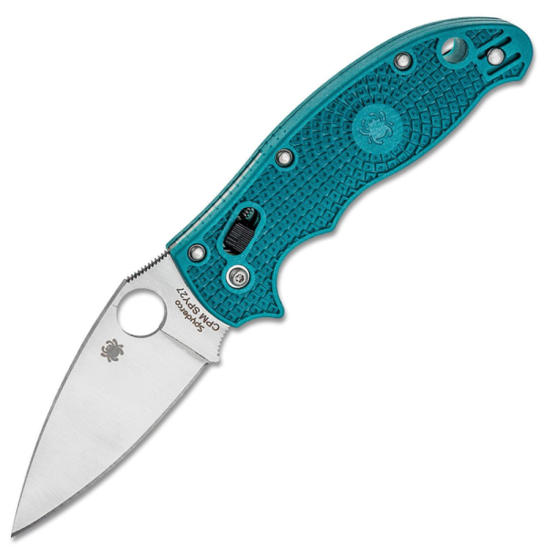 Spyderco Manix 2 - CPM SPY27 Satin Blade - Cobalt Blue FRCP Handle - C101PCBL2