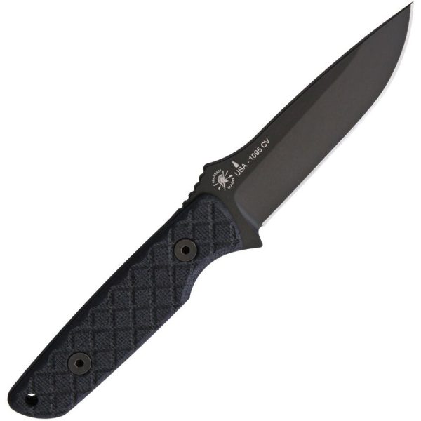 Spartan Blades Alala Fixed Blade - 1095 Black Powdercoated Blade - Black Micarta Handle - SBSL004BKBK - Image 2