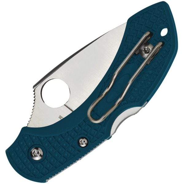 Spyderco Dragonfly 2 - K390 Satin Blade - Blue FRN Handle - C28FP2K390 - Image 2