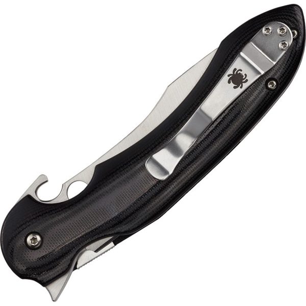 Spyderco Tropen - S30V Satin Blade - Black Polished G10 Handle - C237GP - Image 2