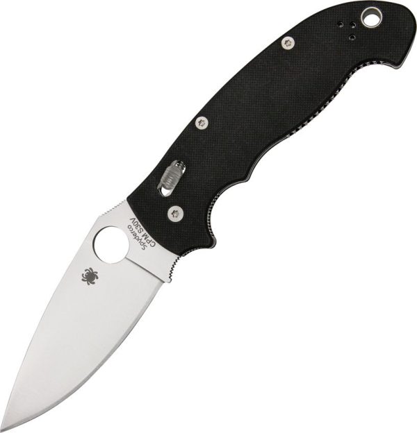 Spyderco Manix-2 XL - S30V Satin Blade - Black G10 Handle - C95GP2
