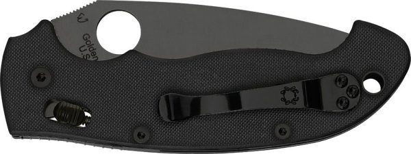 Spyderco Manix2 XL - S30V Black Blade - Black G10 Handle - C95GPBBK2 - Image 2