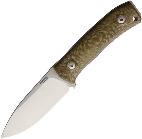 LionSteel M4 - M390 Drop Point Blade - Green Canvas Micarta Handle - LSTM4CVG