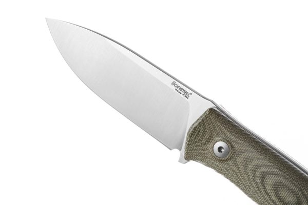 LionSteel M4 - M390 Drop Point Blade - Green Canvas Micarta Handle - LSTM4CVG - Image 3