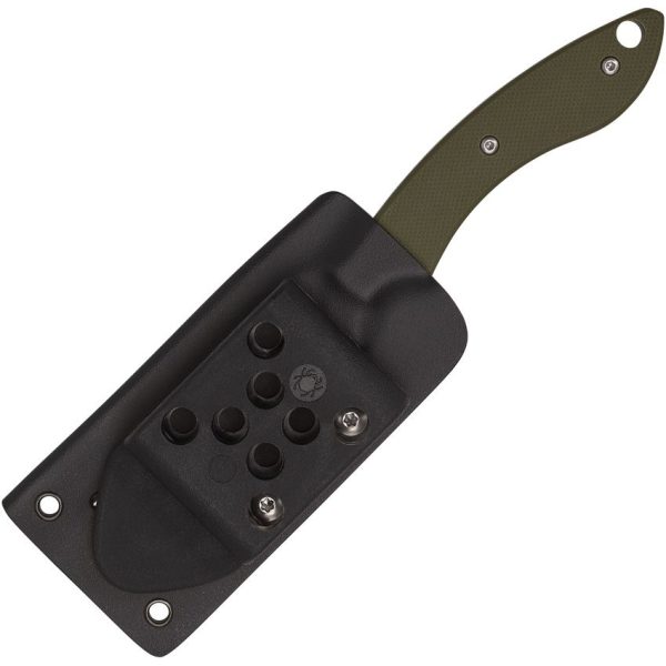 Spyderco Stok Bowie -8Cr13MoV Stainless Blade - OD Green G10 Handle - FB49GOD - Image 2