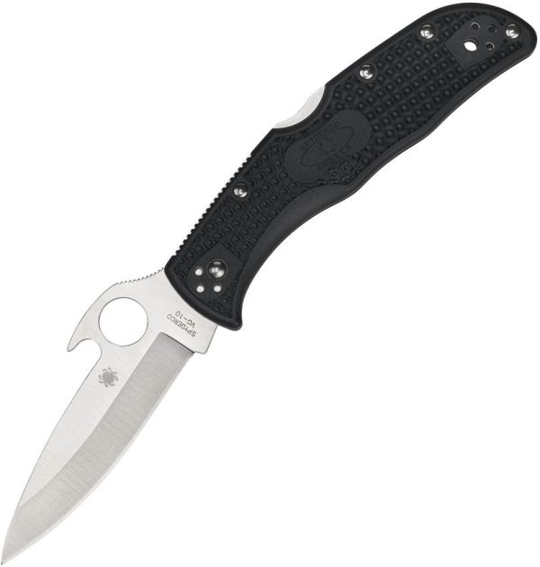 Spyderco Endela Emerson Opener - VG10 Blade with Wave Opener - Black FRN Handle - C243PGYW