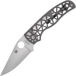 Spyderco Edgerati - S30V Satin Blade - Skeletonized Aluminum Handle - C266ALP