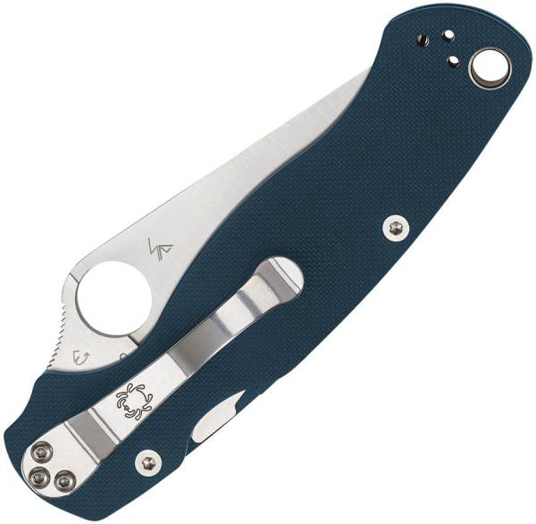 Spyderco Para Military 2 - CPM Spy27 Blade - Cobalt G10 Handle - C81GPCBL2 - Image 2